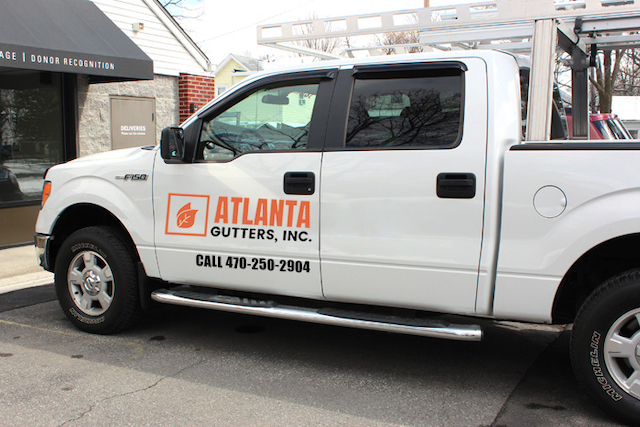 atlanta gutter cleaning truck